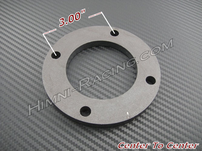 T4 On Center 4 Bolt Downpipe Discharge Flange 3.00" - Click Image to Close