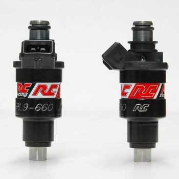 RC Engineering 660cc JAPAN Fuel Injectors (Low Ohm, 52 LB/Hour)