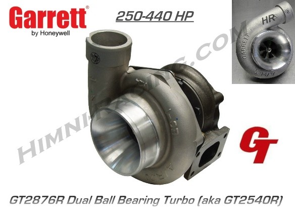 Garrett GT2876R Ball Bearing Turbo - GT25/40R (440 HP) - Click Image to Close