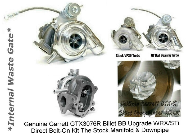GTX Garrett GTX3076R BILLET Turbo Upgrade Kit - WRX / STi - Click Image to Close
