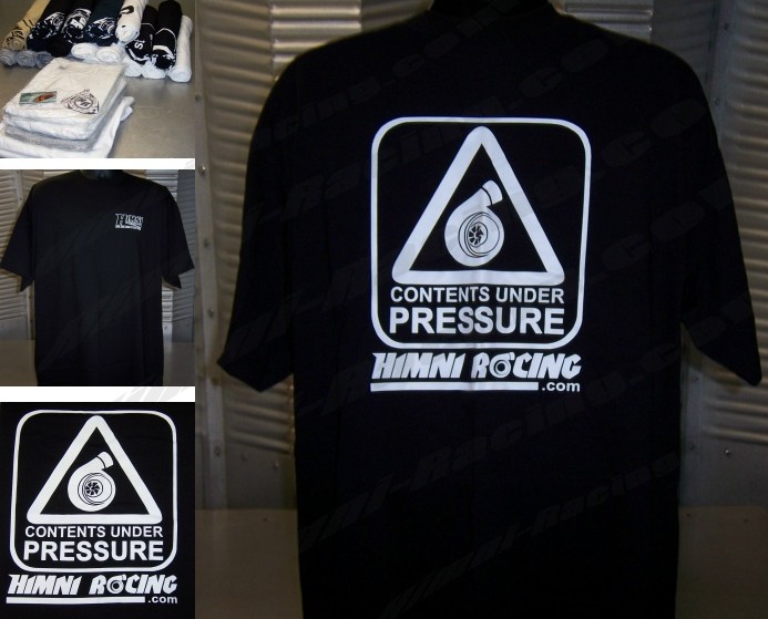 Himni Racing 'Under Pressure' Turbo T-Shirt-SOLD OUT - Click Image to Close