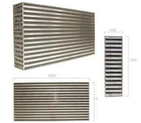 Garrett GT Intercooler Core 24" x 12" x 4"