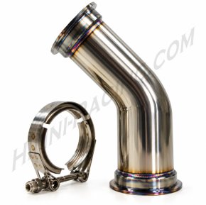 3.00" 45 Degree V-band Pipe - Stainless Steel