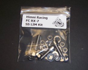 Himni SS Lower Intake Nut & Bolt Kit, 87-91 Mazda RX-7