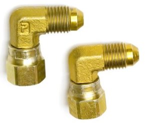 -4 AN Male TO -4 AN Female 90 Degree Fitting