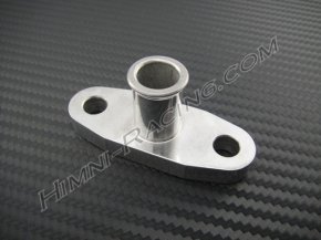 T/S/MID GT Series Turbo Oil Return Flange w/ 5/8" Barb SHORT