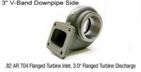 T4 3.00" V-band Turbine Housing .82 A/R - GT35R GT3582R