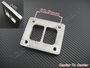 T4 / T04 Turbo/Manifold Inlet Flange - Divided Stainless Steel