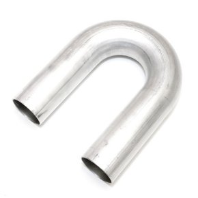 2.00" 180 Degree U Bend Elbow - Brushed Aluminum