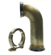 (image for) 3.00" 90 Degree V-band Pipe - SHORT Leg- Stainless Steel