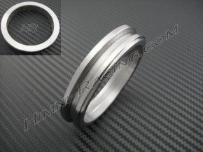 2.5" V-Band Exhaust Downpipe Flange -DUAL STEP Stainless Steel