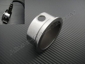 3" V-Band Turbo Flange Downpipe w/ o2 Port Stainless Steel