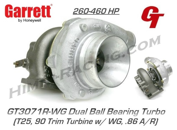 Garrett GT3071R-WG Ball Bearing Turbo - 90 Trim (460 HP)