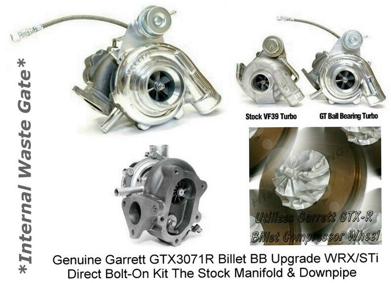GTX Garrett GTX3071R BILLET Turbo Upgrade Kit - WRX / STi
