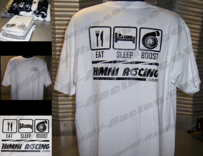 Himni Racing 'Eat Sleep Boost' Turbo T-Shirt- SOLD OUT - Click Image to Close