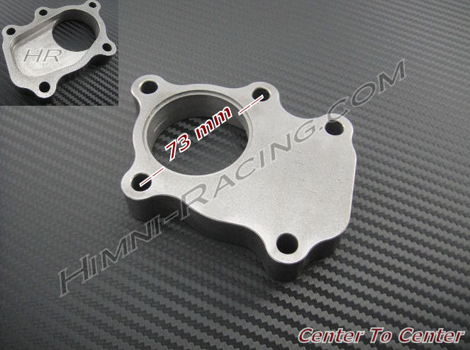 X AUTOHAUX 2 in 1 T25 T28 T38 GT35 Turbocharger Downpipe Outlet Exhaust Manifold Flange Gasket 
