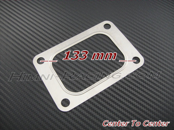 CarXX Stainless Steel Open Gasket for T2 Turbo Turbine Inlet PACK OF 2 T2 Open 4 Bolt 